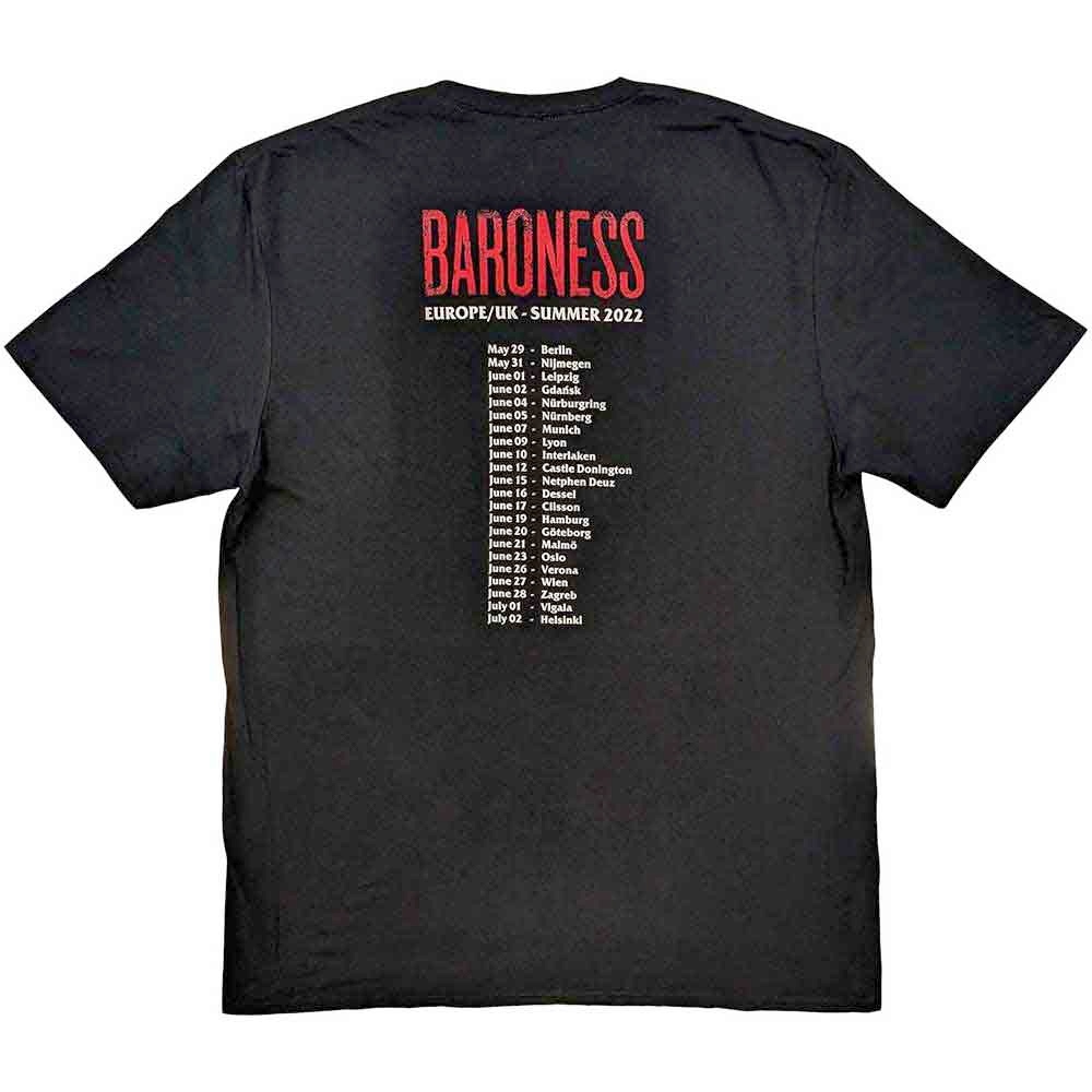 Baroness - Razor Bloom Heren Tshirt - Zwart
